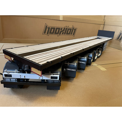 Nooxion 1/14 6-axis flatbed trailer for tractor truck