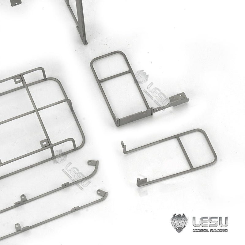 LESU 1/14 PC360 construction excavator cab body metal guardrail