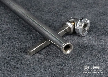 LESU 1/14 RC truck model toy CVD stainless steel welding flange drive shaft Tamiya tractor climbing car model 5MM shaft