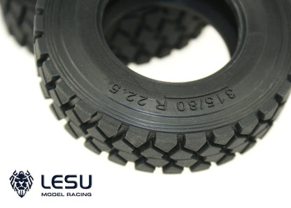 1/14 truck Tamiya tractor gravel tire skin mud dump truck 85MM diameter tire LESU model