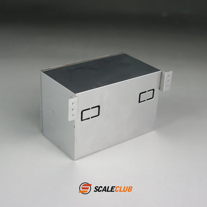 scaleclub 1/14 Tamiya tractor Truck Dump Truck Upgrade Metal B Type 90mm Tool Box