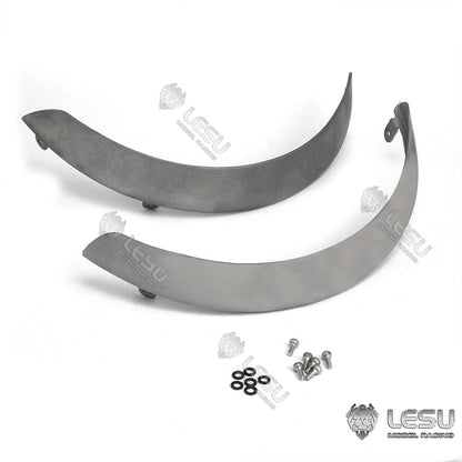 LESU 1/16 Metal Shell Upgraded Hydraulic Loader L574 Wheel Engineering Forklift Rear Wheel Eyebrow Model