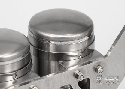 LESU G-6170 1/14 truck model simulation metal gas tank double gas tank air filter accessories Tamiya upgrade modification