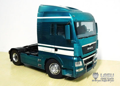 1/14 truck Tamiya tractor W-2018 wide wheel 10-hole aluminum alloy front wheel mud head modified model LESU