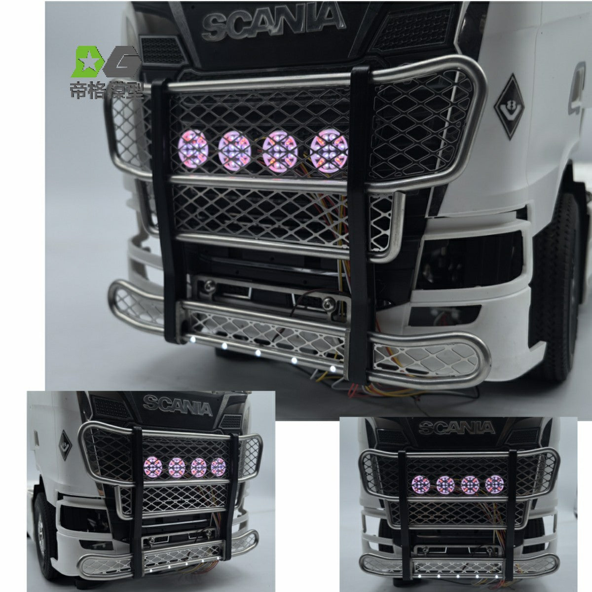 DG Model 1/14 Tamiya Tractor Truck Volvo Cabin Crash Barrier