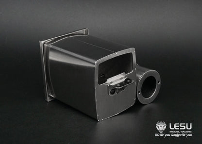 1/14 truck toy simulation exhaust V8 with gas tank model G-6142 Tamiya tractor upgrade accessories LESU