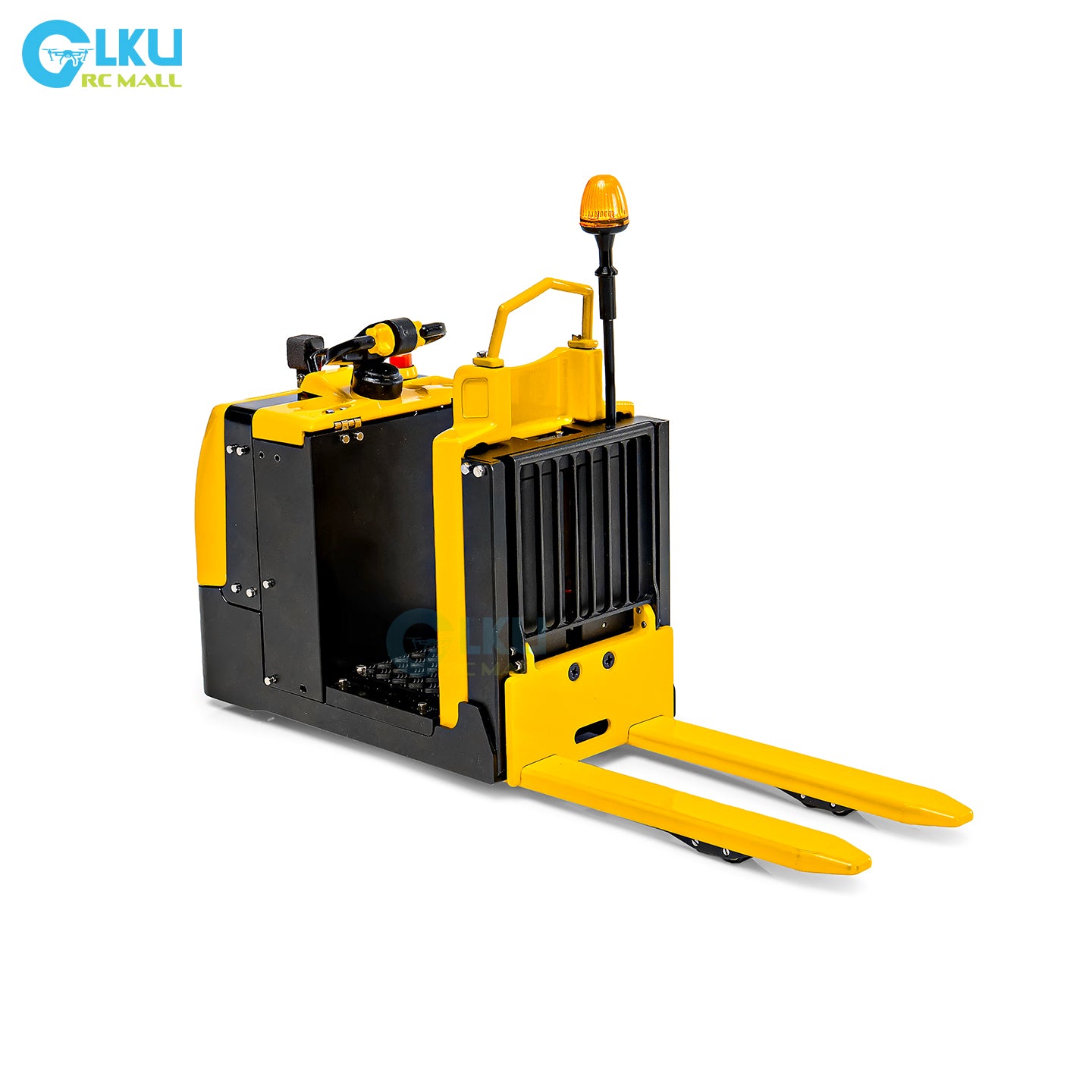 HT HOBBY 1/14 Mini Remote Control Electric Metal RC Model Yale MO55 Forklift with Lighting and Sound System