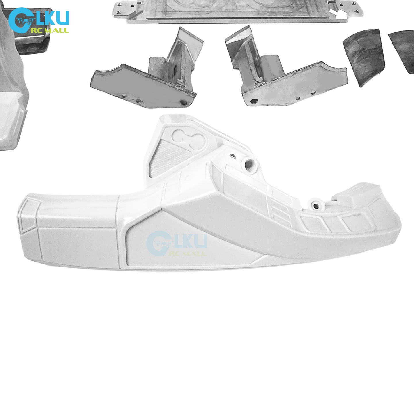 1/14 scale metal car body, Mercedes-Benz metal car body, CNC Mercedes-Benz model, MD metal.