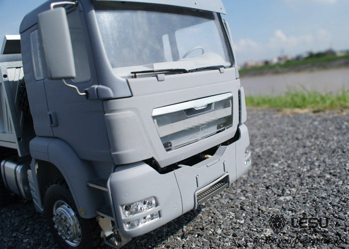 LESU 1/14 Tamiya 6X6 three-axle hydraulic dump truck remote control model toy new drive differential lock axle
