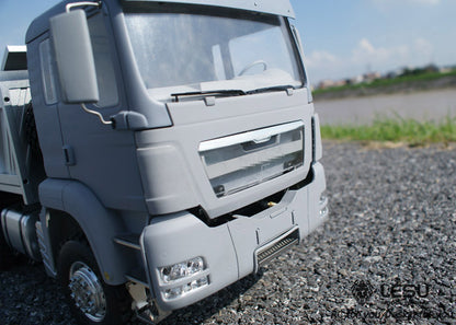 LESU 1/14 Tamiya 6X6 three-axle hydraulic dump truck remote control model toy new drive differential lock axle