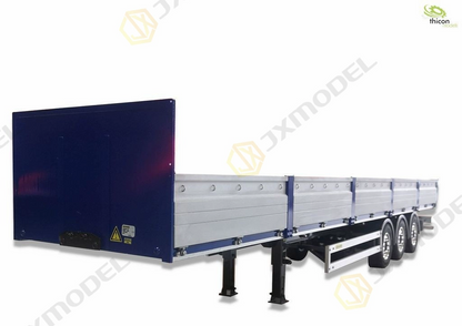 Aluminum alloy siderail trailer-JXmodel car model 1:14 KIT version trailer semi-trailer metal