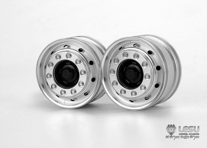 1/14 truck model toy aluminum alloy front wheel hub W-2049 Tamiya tractor LESU