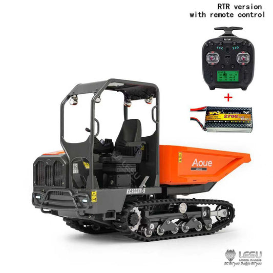 1/14 LESU New Product — KC300HR-5 Metal RC Mini Tracked Dumper