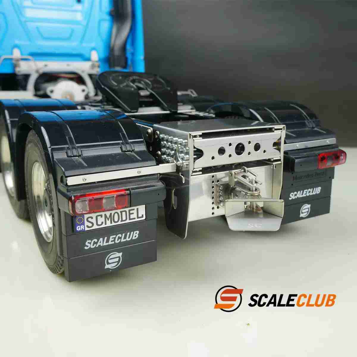 scaleclub 1/14 Tamiya Mercedes Benz 1851 rear heavy trailer beam flared trailer hook towing hook set