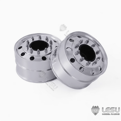 1/16 truck aluminum alloy wheel hub German bruder accessories 50001 unpowered front axle wide bell model LESU