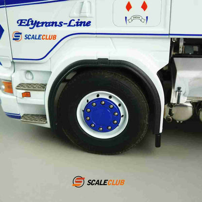 scaleclub Tamiya tractor head mud head Scania wheel arch mud guard