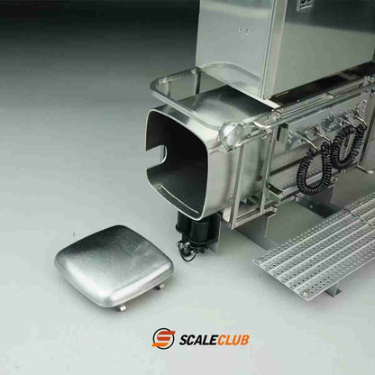 SCALECLUB Tamiya trailer truck heavy trailer equipment rack tool box spare fuel tank MAN Scania benz