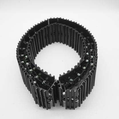 CUT-LD-02 CUT 1/12 Hydraulic Excavator Zinc Alloy Track with Three Rebars 55MM Width