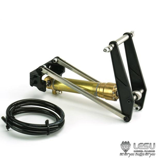 LESU Y-1506-B 1/14 dump truck model aircraft top F frame hydraulic system universal Tamiya mud head 3348 lifting accessories