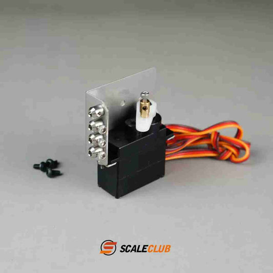 Scaleclub Tamiya 1:14 tractor head mud head with lock differential pull cable servo seat 2 in 1 integrated