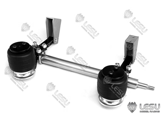 1/14 Truck Semi-trailer Airbag Suspension Non-powered Axle Set DIY Accessories