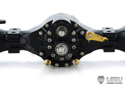 1/16 truck tractor DIY German bruder axle upgrade 10004 flange front through bridge differential lock version LESU