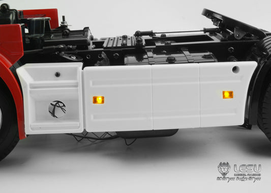 LESU RC Truck Model Toy Side Skirt Decorative Light S-1224 for Tamiya 1/14 RC R470 R620 Traction Truck Upgrade Modified Parts