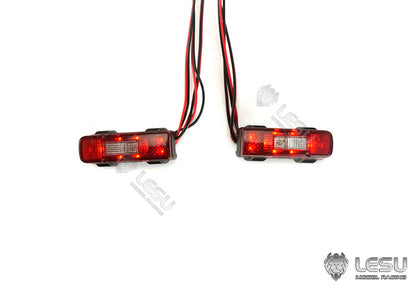 1/14 Truck Model Toy Tail Light S-1266 Tractor Wooden Car Flatbed Truck DIY Modified LESU