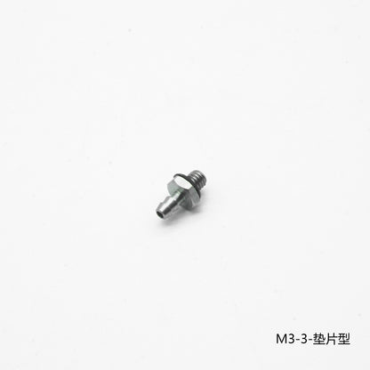 CUT stainless steel oil pipe connector M3-3 M3-2 elbow oil nozzle straight oil nozzle