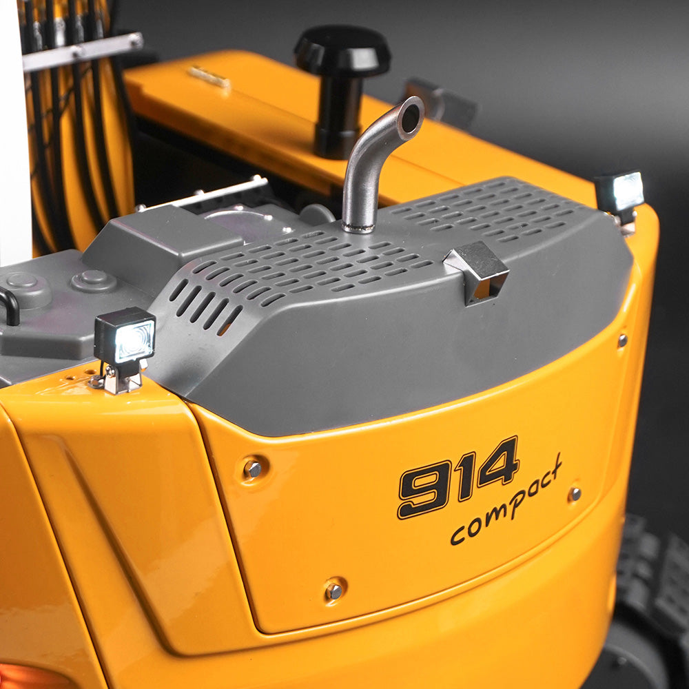 CUT 914 upgrade parts mini high-fidelity model counterweight cab rear spotlight