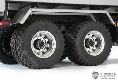 LESU 1/14 Volvo Truck Model 6x6 Dump Truck Three-axle Full Drive F-Frame Hydraulic System