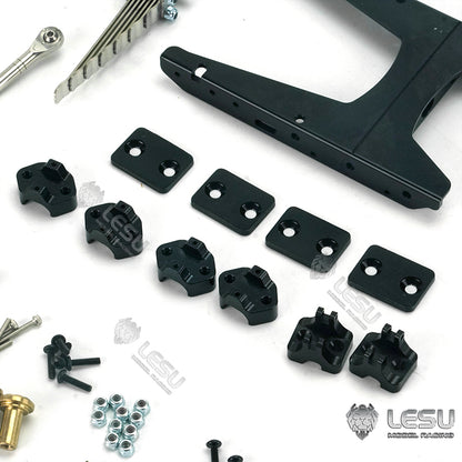 1/14 truck rear suspension assembly 9MM heightened X-8017 Tamiya tractor mud head full metal accessories LESU