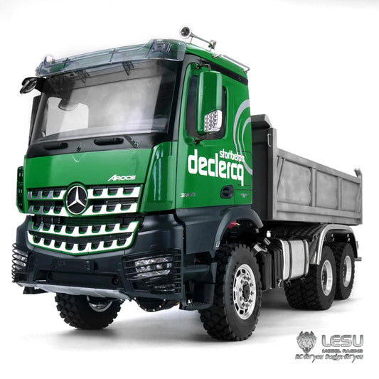 LESU1/14 remote control model hydraulic dump truck 6X6 all-wheel drive differential lock axle mud truck LS-Z0009