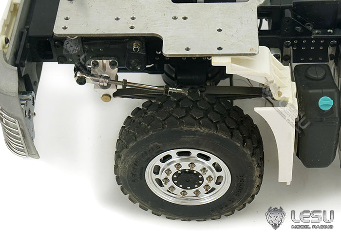 1/14 truck mud head LESU6X4,6X6 beam installation steering servo set Tamiya tractor modified LESU