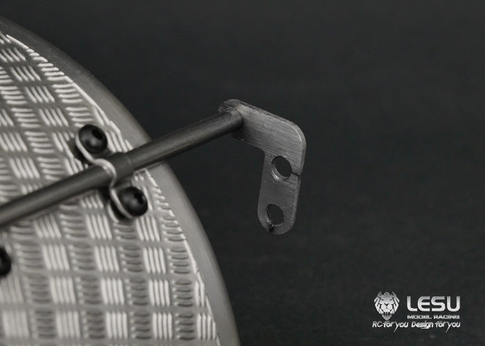 1/14 Truck Double Axle Fender S-1243 Rear Wheel Sand Plate Tamiya Mud Truck Dump Truck Model Accessories LESU