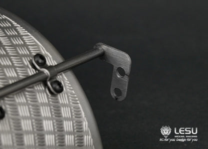 1/14 Truck Double Axle Fender S-1243 Rear Wheel Sand Plate Tamiya Mud Truck Dump Truck Model Accessories LESU