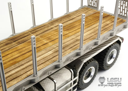 LESU 1/14 Tamiya Truck Simulation Truck Model Roll-on/Roll-off Fully Unloaded Hydraulic Drag Plate LS-20160901-G