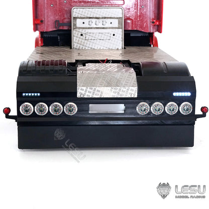 1/14 remote control model metal toy tractor airbag suspension tail beam taillight S-1276-B modified accessories LESU