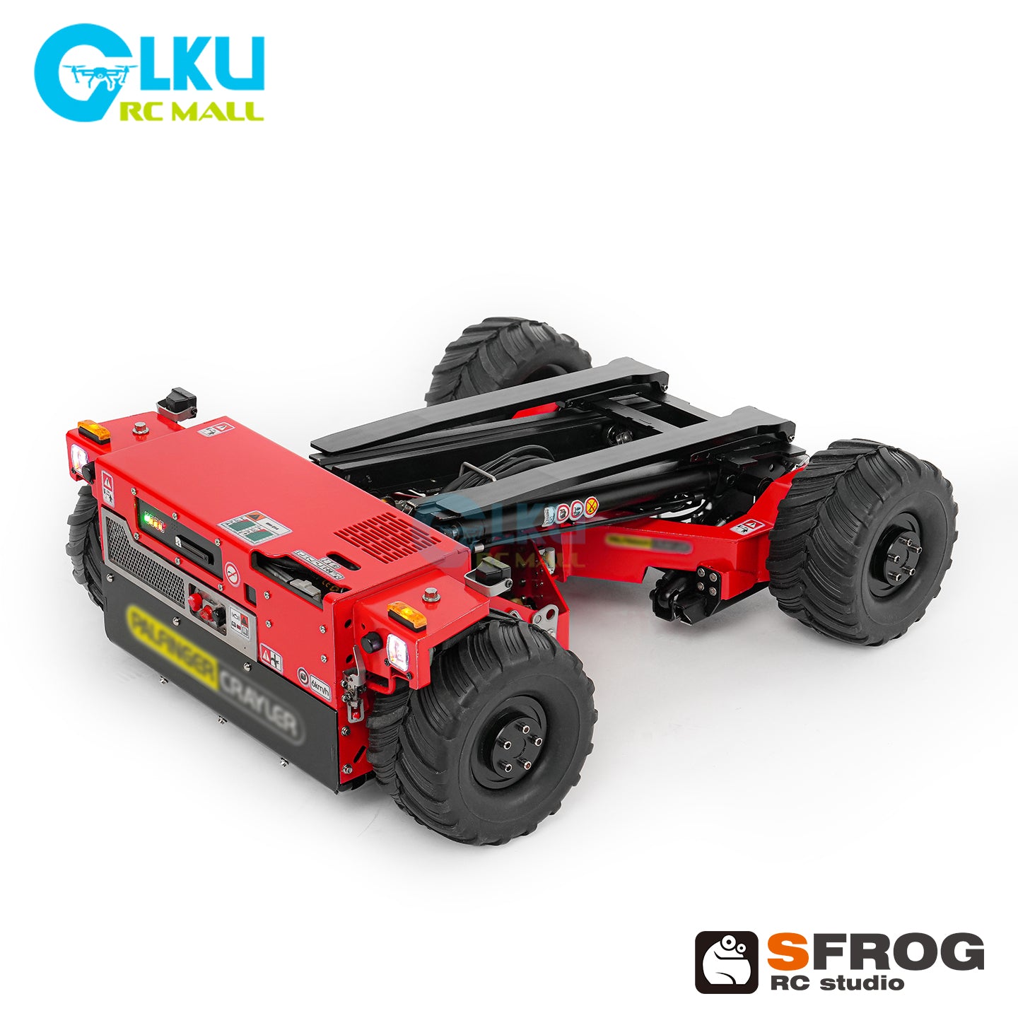 1/14 Scale RC Forklift SFROG-BM214 4WD Hydraulic Remote Control Construction Vehicle with Light & Sound