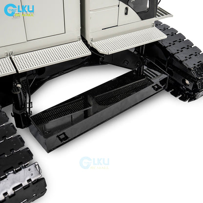CUT 1/14 C1200 Tracked Truss Hydraulic Crane Simulation Engineering Metal RC Model