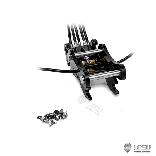 LESU 1/14 AOUE ET35 excavator exclusive quick oil nozzle connector 5-way oil nozzle quick change coupler