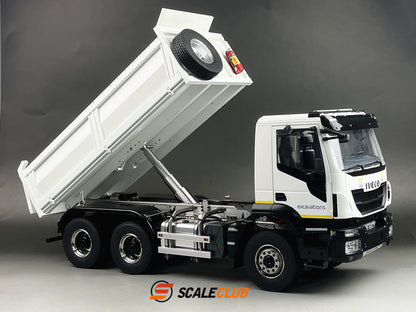 Scaleclub 1/14 full metal Iveco 6x6 hydraulic dump truck RTR to play