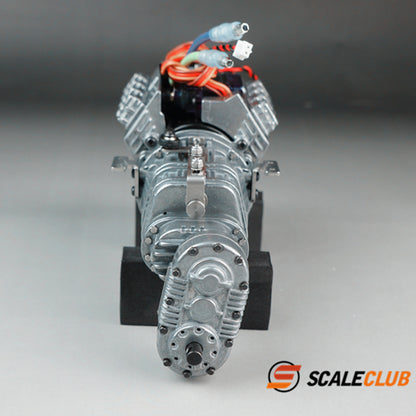 scaleclub Tamiya 1/14 trailer truck dump truck three-speed metal gearbox