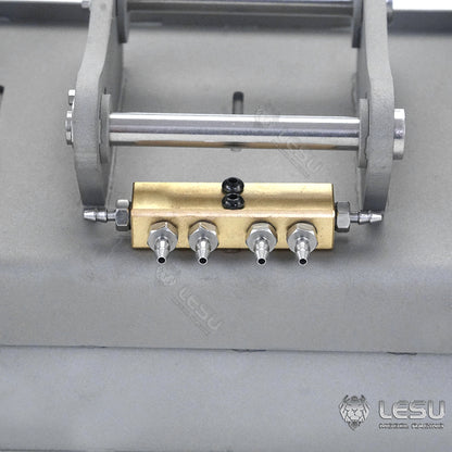 LESU 1/14 Engineering Hydraulic Excavator CAT 374F Modified Quick Change Hydraulic Opening and Closing Bucket Attachment