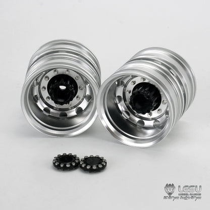 1/14 truck model toy aluminum alloy full metal rear wheel hub W-2050 Tamiya tractor model accessories