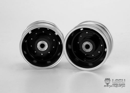 1/14 truck model toy aluminum alloy front wheel hub W-2049 Tamiya tractor LESU