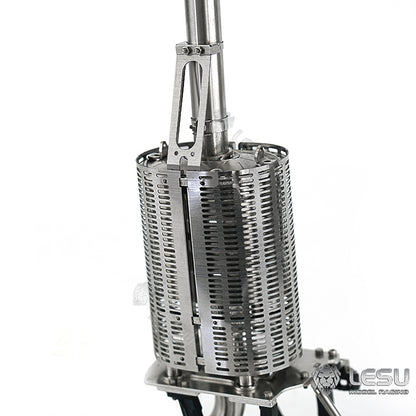 1/14 truck model metal toy F-16 exhaust chimney G-6159 Tamiya tractor LESU