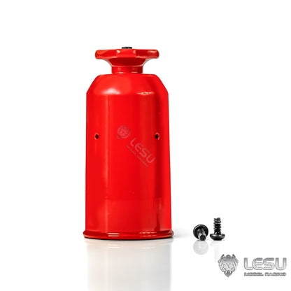 LESU 1/14 Hydraulic Remote Control Toy Heavy Backhoe Bucket Excavator Decorative Fire Extinguisher Nitrogen Bottle Metal DIY Modified Accessories