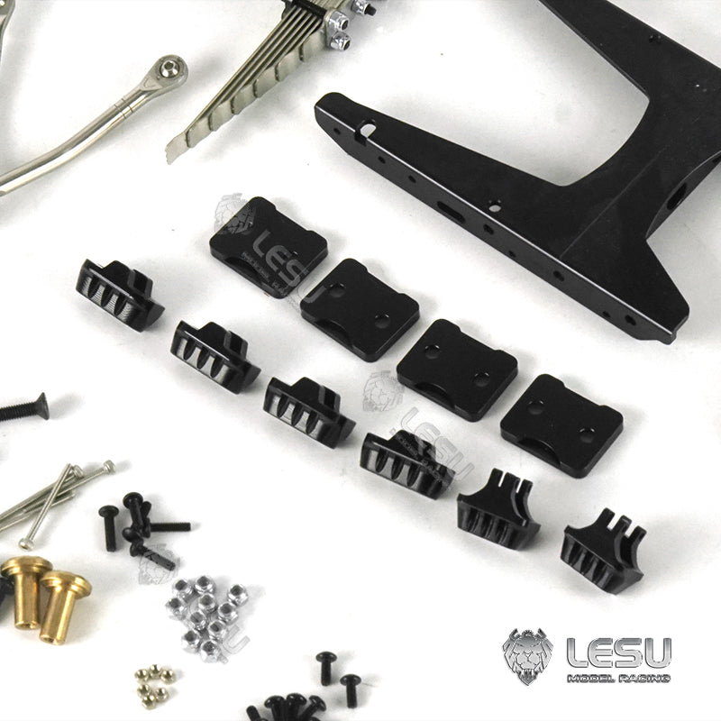 1/14 truck rear suspension assembly 9MM heightened X-8017 Tamiya tractor mud head full metal accessories LESU