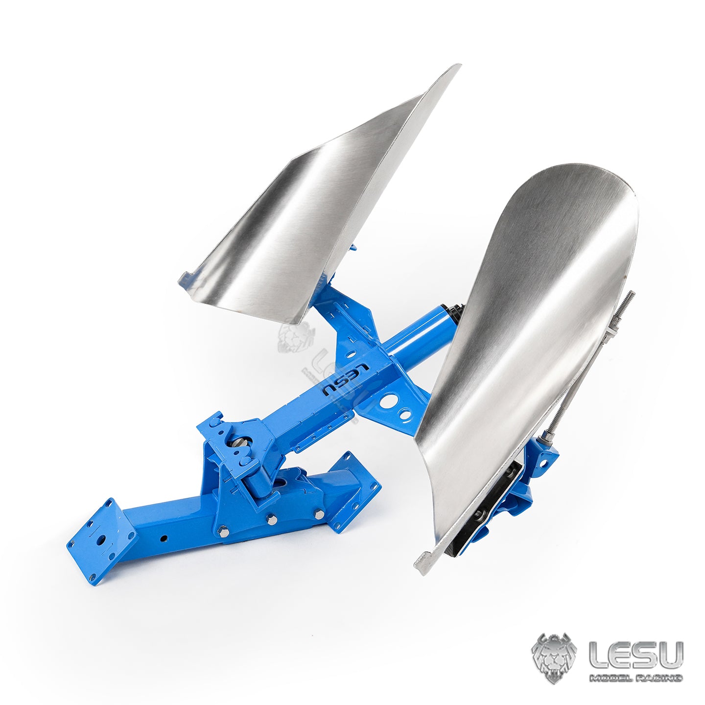 LESU 1/14 Tractor‑Compatible Hydraulic Two‑way Reversible Plow AT‑C0072, Metal Tractor Accessory